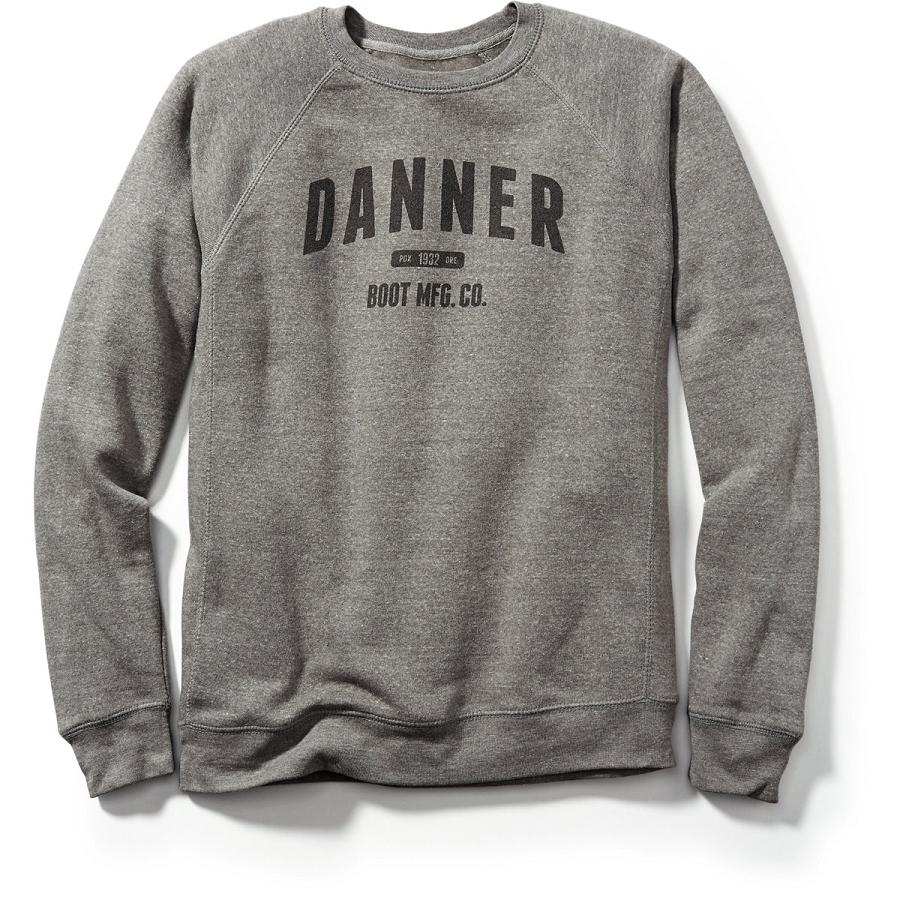 Grey Men\'s Danner Athletic Sweatshirt - OR Patch Clothing | SG1690EX