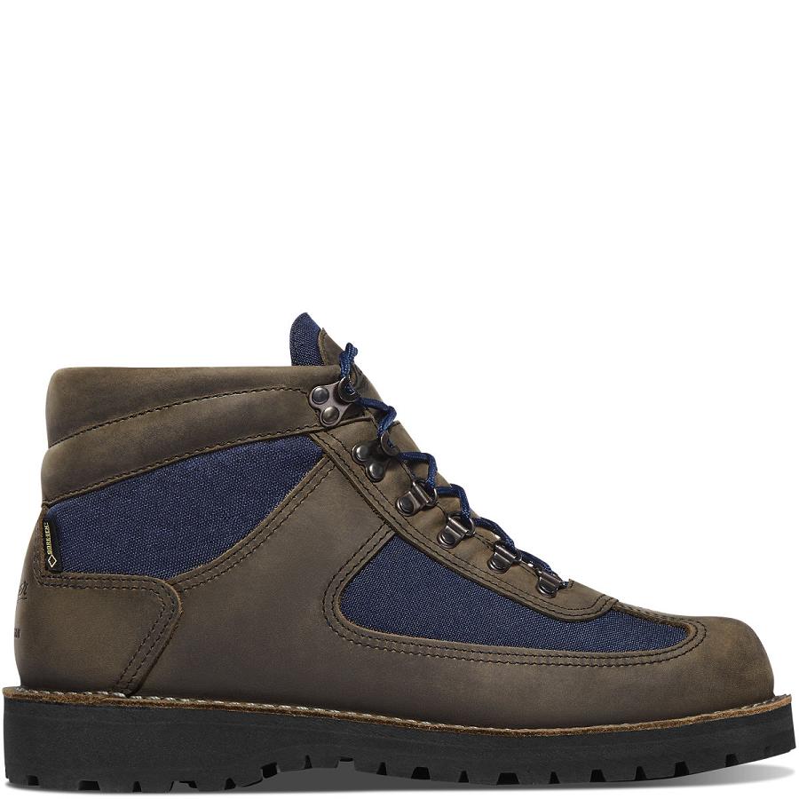 Grey Men\'s Danner Feather Light Work Boots | SG1598GL