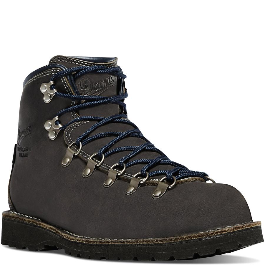 Grey Men's Danner Mountain Pass Hiking Boots | SG1507WY