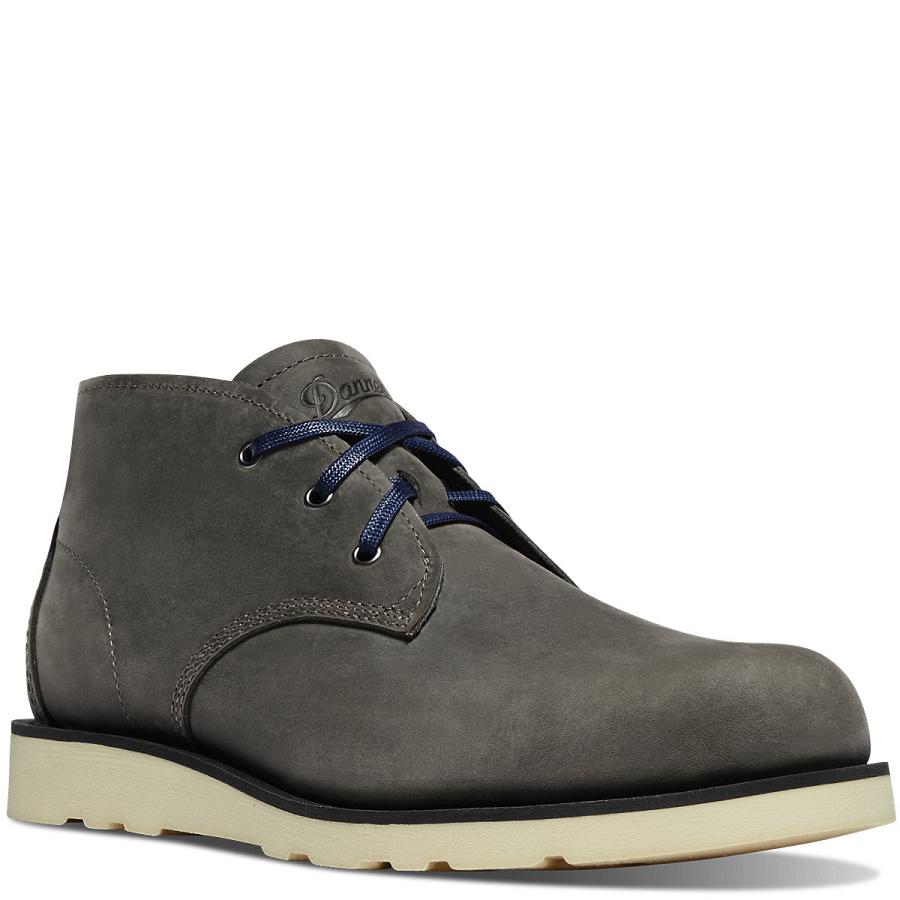 Grey Men's Danner Pine Grove Chukka Boots | SG1533WY