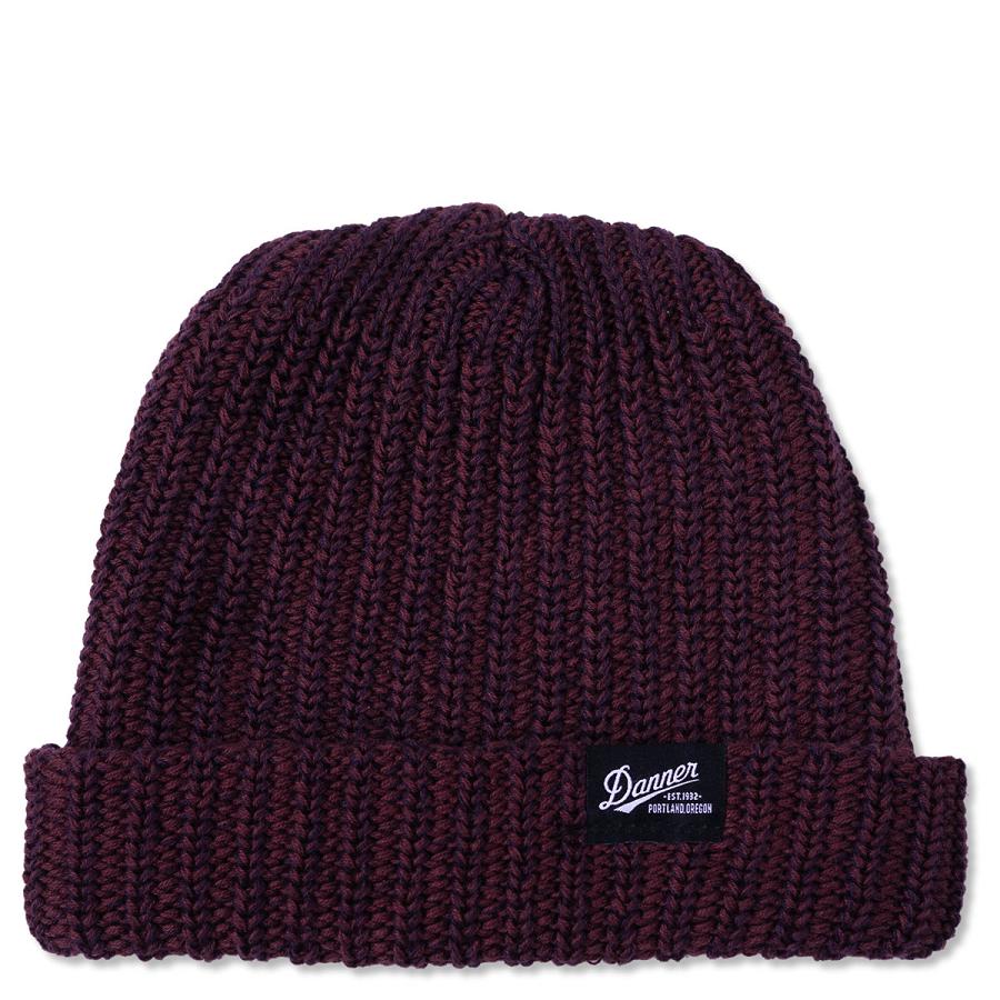 Navy / Burgundy Men\'s Danner Watch Cap Hats | SG1673SO