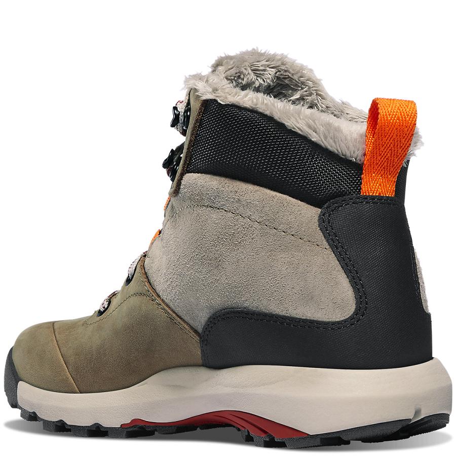 Olive Women's Danner Inquire Mid Insulated Boots | SG1135ZG