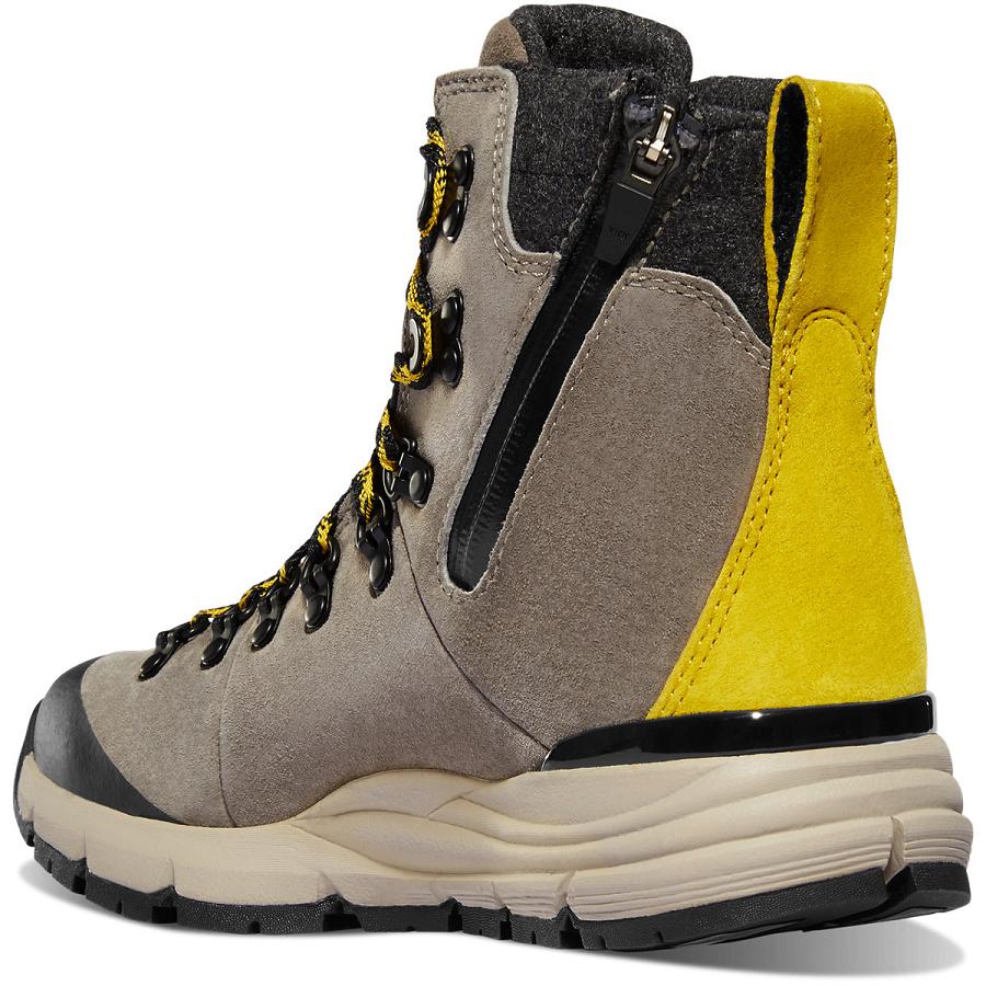 Olive / Yellow Women's Danner Arctic 600 Side-Zip 7