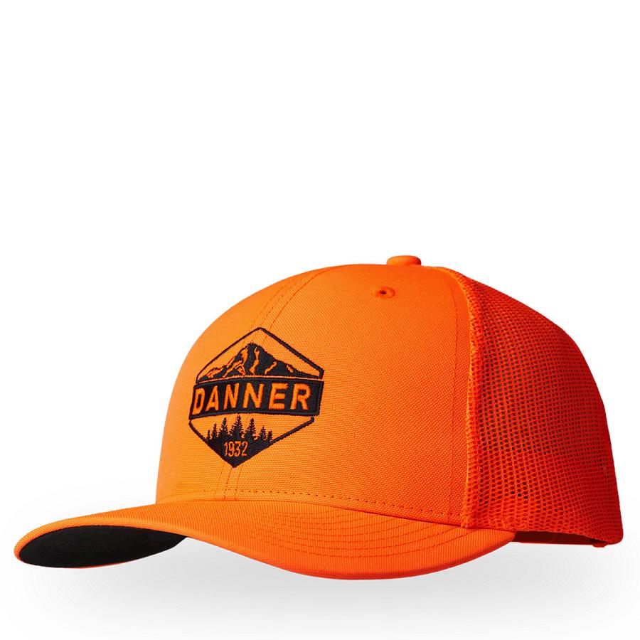 Orange Men\'s Danner Trucker Cap Hats | SG1661MA