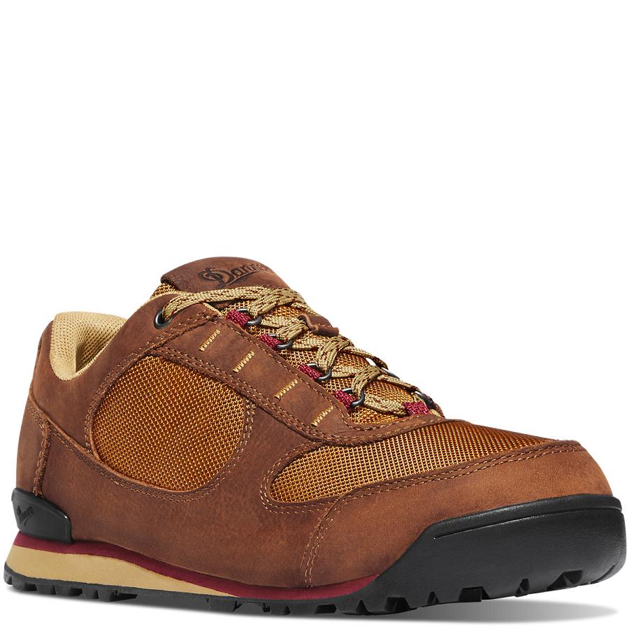 Red Men's Danner Jag Low Shoes | SG1342LH