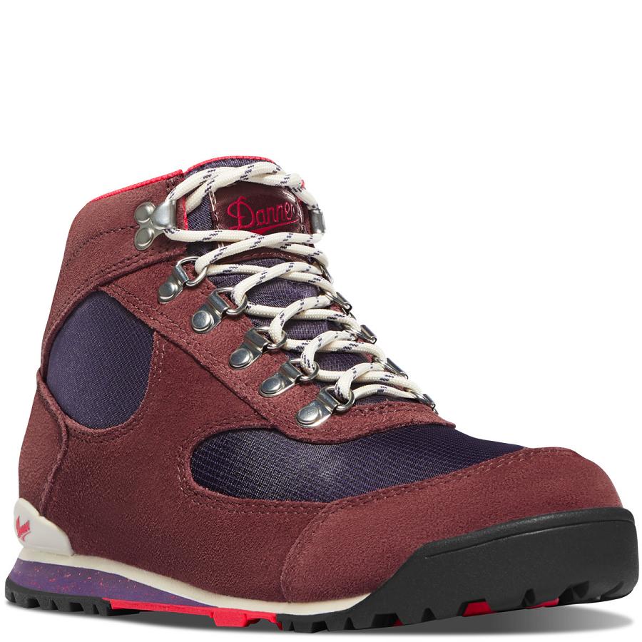 Red / Purple Women's Danner Jag Dry Weather Boots | SG1161ZG