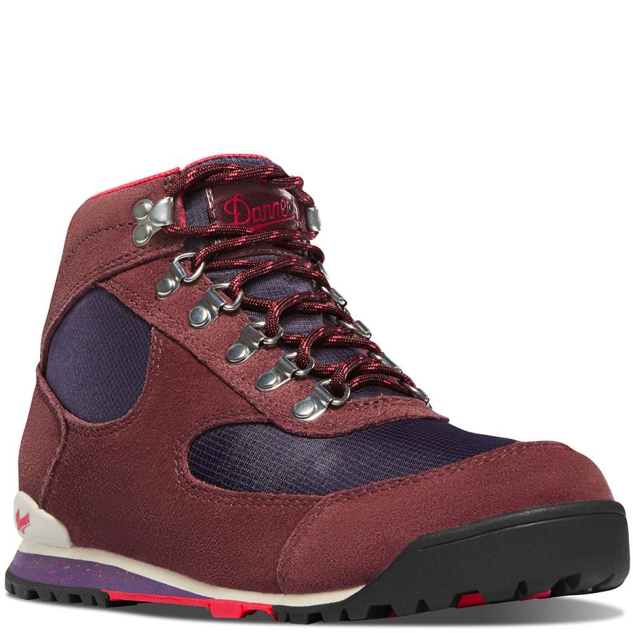 Red / Purple Women's Danner Jag Dry Weather Boots | SG1161ZG